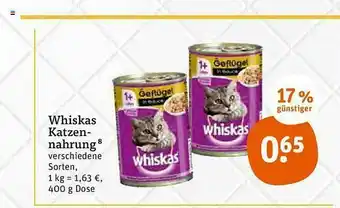 tegut Whiskas Katzen-nahrung Angebot