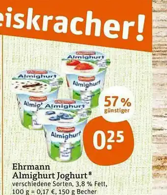 tegut Ehrmann Almighurt Joghurt Angebot