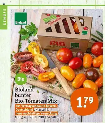 tegut Bioland Bunter Bio-tomaten Mix Angebot