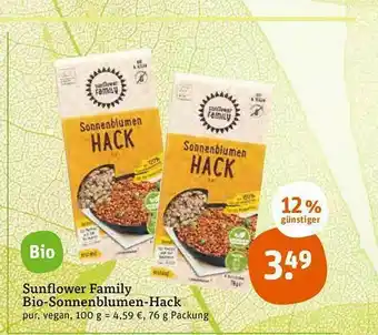 tegut Sunflower Family Bio-sonnenblumen-hack Angebot