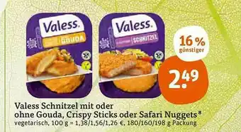 tegut Valess Schnitzel Mit Oder Ohne Gouda Crispy Sticks Oder Safari Nuggets Angebot