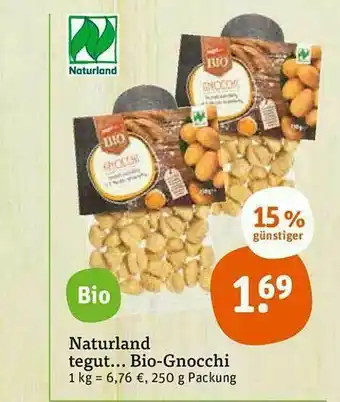 tegut Naturland Tegut... Bio-gnocchi Angebot