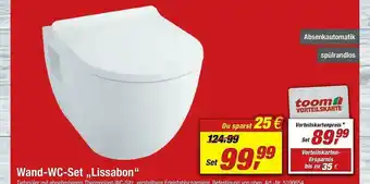 toom Baumarkt Wand-wc-set „lissabon” Angebot