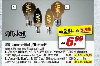 toom Baumarkt Led-leuchtmittel „filament” Angebot