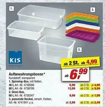 toom Baumarkt Aufbewahrungsboxen Kis Angebot