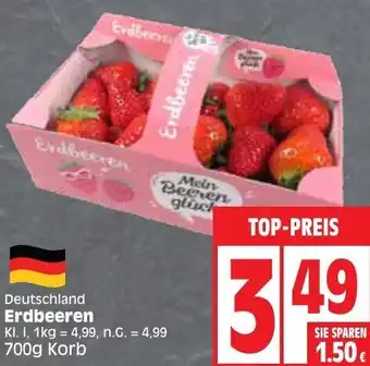 Edeka Erdbeeren 700 g Korb Angebot