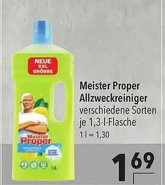 CITTI Markt Meister Proper Allzweckreiniger Angebot