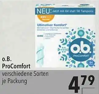 CITTI Markt O.b. Procomfort Angebot