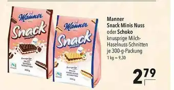 CITTI Markt Manner Snack Minis Nuss Oder Schoko Angebot