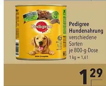 CITTI Markt Pedigree Hundenahrung Angebot