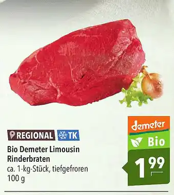 CITTI Markt Bio Demeter Limousin Rinderbraten Angebot