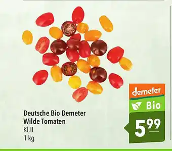 CITTI Markt Deutsche Bio Demeter Wilde Tomaten Angebot