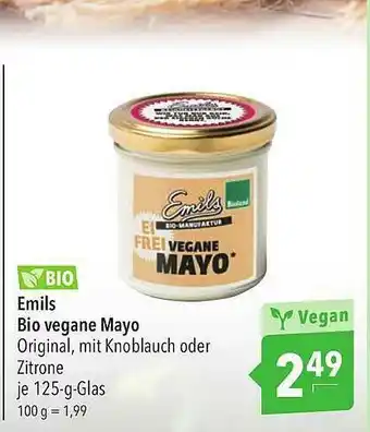 CITTI Markt Emils Bio Vegane Mayo Angebot