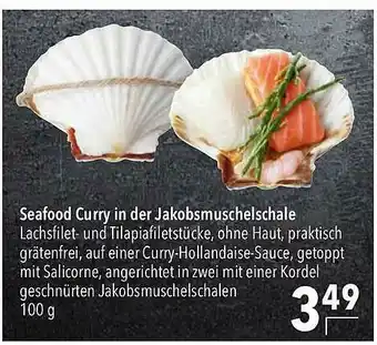 CITTI Markt Seafood Curry In Der Jakobsmuschelschale Angebot