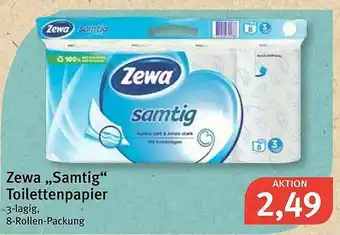 Feneberg Zewa „samtig Toilettenpapier Angebot