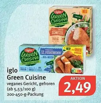 Feneberg Iglo Green Cuisine Angebot