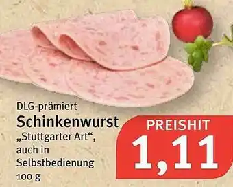 Feneberg DLG-prämiert Schinkenwurst Angebot