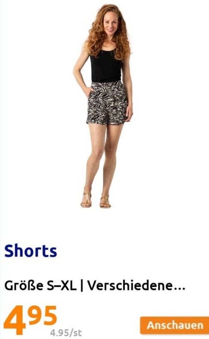 Action Shorts Größe S-XL Angebot