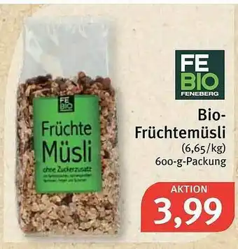 Feneberg Febio Bio Früchtemüsli Angebot