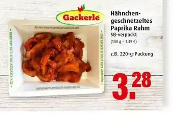 Markant Hähnchengeschnetzeltes Paprika Rahm Angebot