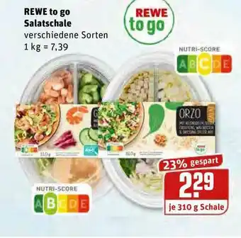 REWE Kaufpark Rewe To Go Salatschale Angebot