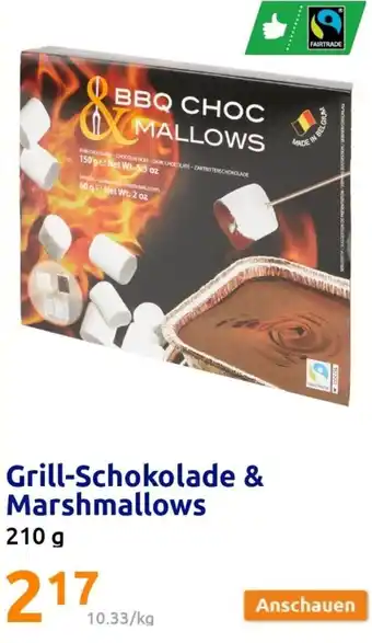 Action Grill Schokolade & Marshmallows 210 g Angebot