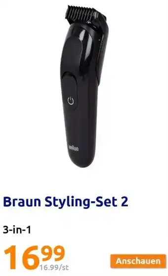 Action Braun Styling Set 2, 3in1 Angebot