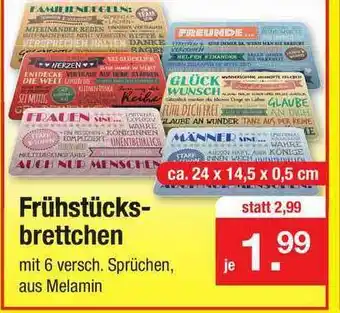 Zimmermann Frühstücks Brettchen Angebot