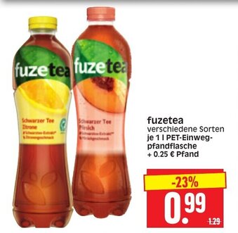 Edeka Herkules Fuze Tea 1 L Angebot