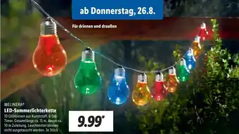 Lidl Melinera LED Sommerlichterkette Angebot