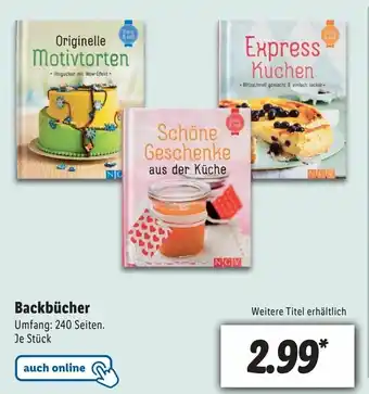 Lidl Backbücher Angebot