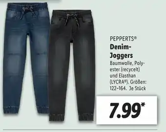 Lidl Pepperts Denim Joggers Angebot