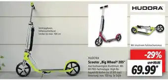 Lidl Hudora Scooter ,,Big Wheel 205" Angebot