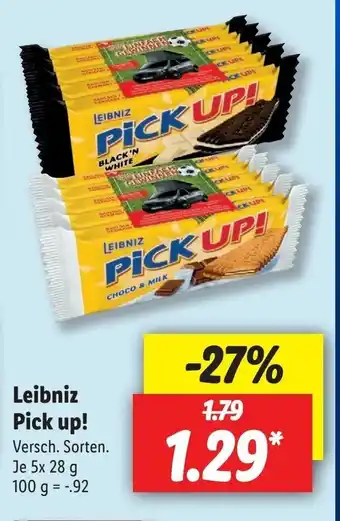 Lidl Leibniz Pick up 5x28g Angebot