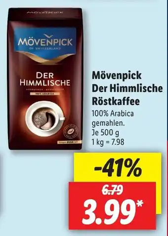 Lidl Mövenpick Der Himmlische Röstkaffee 500g Angebot