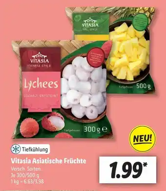 Lidl Vitasia Asiatische Früchte 300/500g Angebot