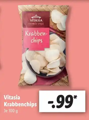 Lidl Vitasia Krabbenchips 100g Angebot