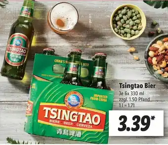 Lidl Tsingtao Bier 6x330ml Angebot