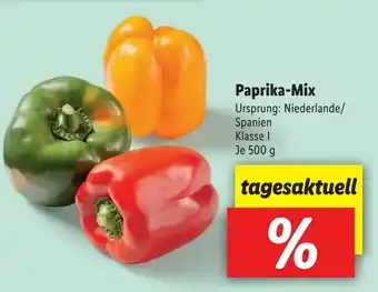 Lidl Paprika Mix 500g Angebot