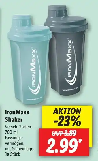 Lidl IronMaxx Shaker Angebot