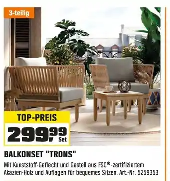 OBI BALKONSET "TRONS" Angebot