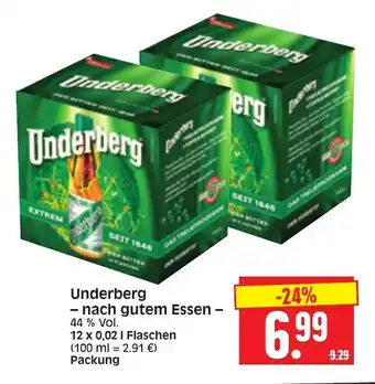 Edeka Herkules Underberg nach gutem Essen 12x0,02L Angebot