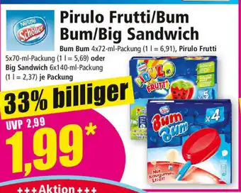 Norma Pirulo Frutti/Bum Bum/Big Sandwich Angebot