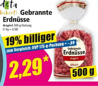 Norma Gebrannte Erdnüsse 500g Angebot