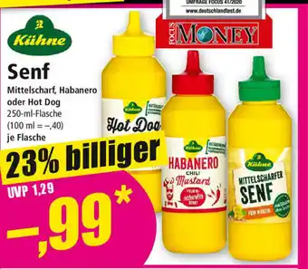 Norma Kühne Senf 250ml Angebot