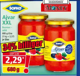 Norma Sofko Ajvar XXL 680g Angebot