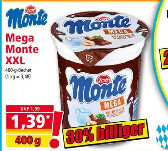 Norma Monte Mega Monte XXL 400g Becher Angebot