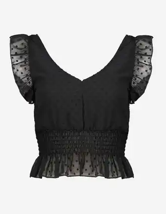 Takko Fashion Damen bluse - ärmel mit volants Angebot