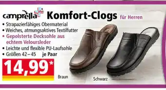 Norma Camprella Komfort Clogs Angebot