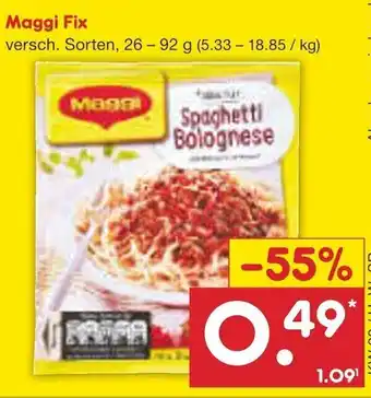 Netto Marken-Discount Maggi Fix 26-92 g Angebot